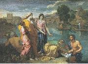 Nicolas Poussin The Finding of Moses painting